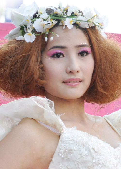 第四屆&ldquo;時代杯&rdquo;時尚彩妝發布會妝面